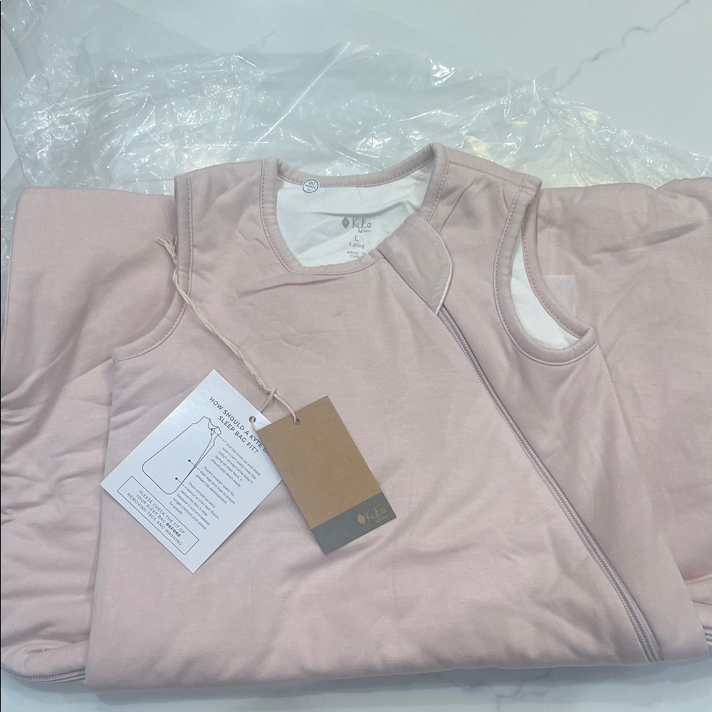 Kyte Baby Blush Pink Baby Sleep Sack - Size L - NWT - 1.0 Tog